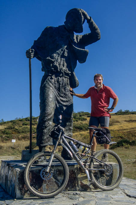 Jakobsweg mit Mountainbike