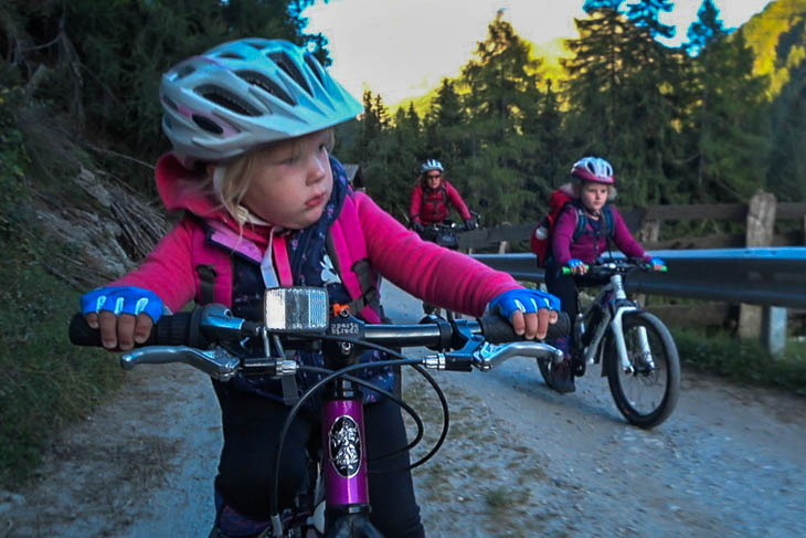 Kinder-Transalp mit 4 Rädern