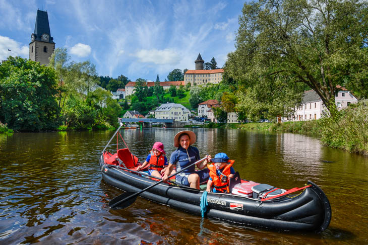 Kanutour Moldau in Tschechien