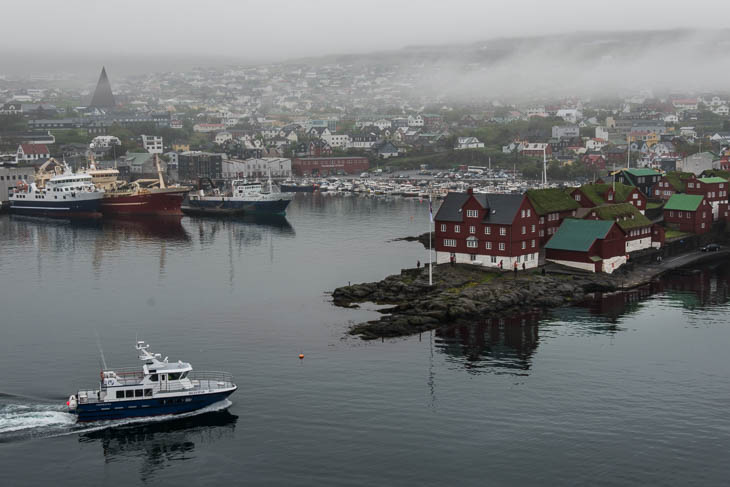 Torshavn, die Hauptstadt der Faröerinseln