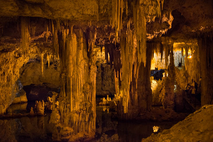 Die Höhle Grotta di Nettuno an der Westküste