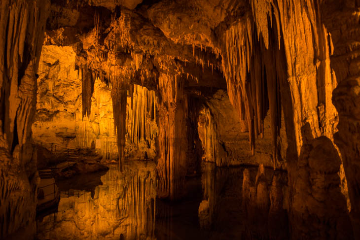 Die Höhle Grotta di Nettuno an der Westküste