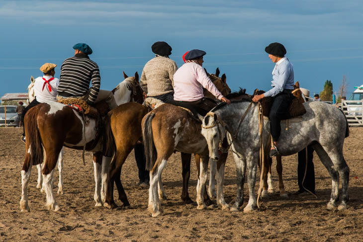 traditionelles Reiterfest in der Pampa