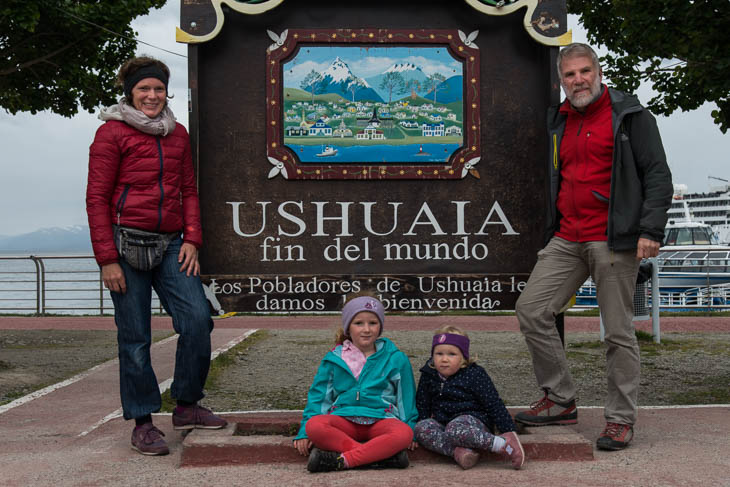 Alle Treibels am Ende der Welt in Ushuaia