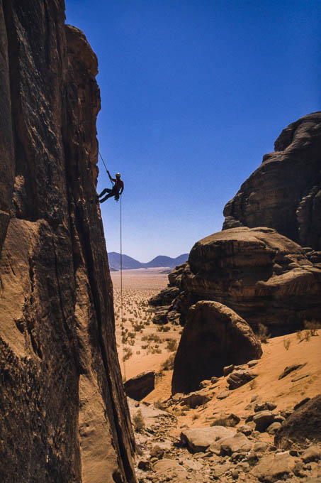Jordanien: Klettern im Wadi Rum